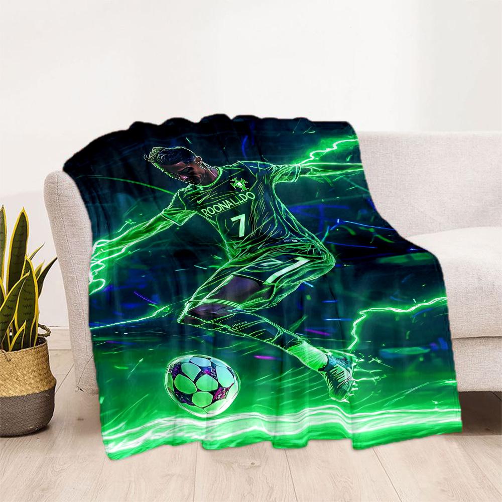 Ronaldo Juventus Legacy Blanket Soft & Cozy Great for Bedding Seaside Bed Four Seasons Universal Modern Style