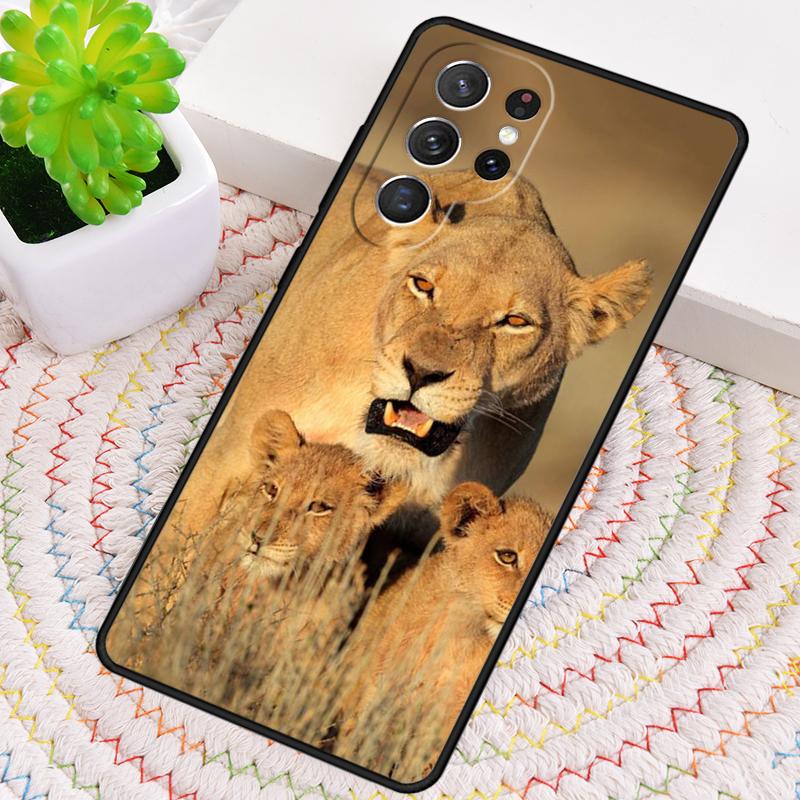 Lion Alpha Male Cub Soft Silicone Phone Case For Samsung Galaxy Note 10 Pro S26 S25 S24 S23 S22 S21 Plus S25Ultra Capa Cover