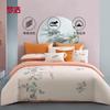 Cotton Printed Spring and Summer Countryside Style Pure Cotton Flower Three or Four Piece Set Bedding
