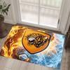 Hull City Football Design Crystal Velvet Carpet Cozy Non?Slip Printed Rug For Bedroom Living Room Entrance
