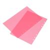50PCS A5 6 Hole Loose Leaf Binding Cover Plastic Matte Cover for for Report and Presentation