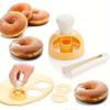 1PC Universal DIY Donut Making Tool - PP Non-Stick Plastic Cutter and Spoon for Home Kitchens
