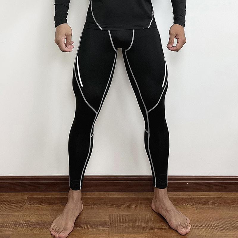 Mens Tight Compression Pants Quick Dry Fit Sportswear Running Tights Men Legging Fitness Training Sexy Sport Gym Leggings