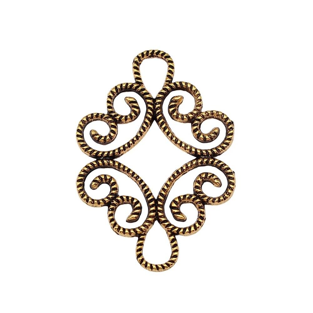 Composants de connecteur de fleur Charm de sac Cadeau pour la fabrication de bijoux