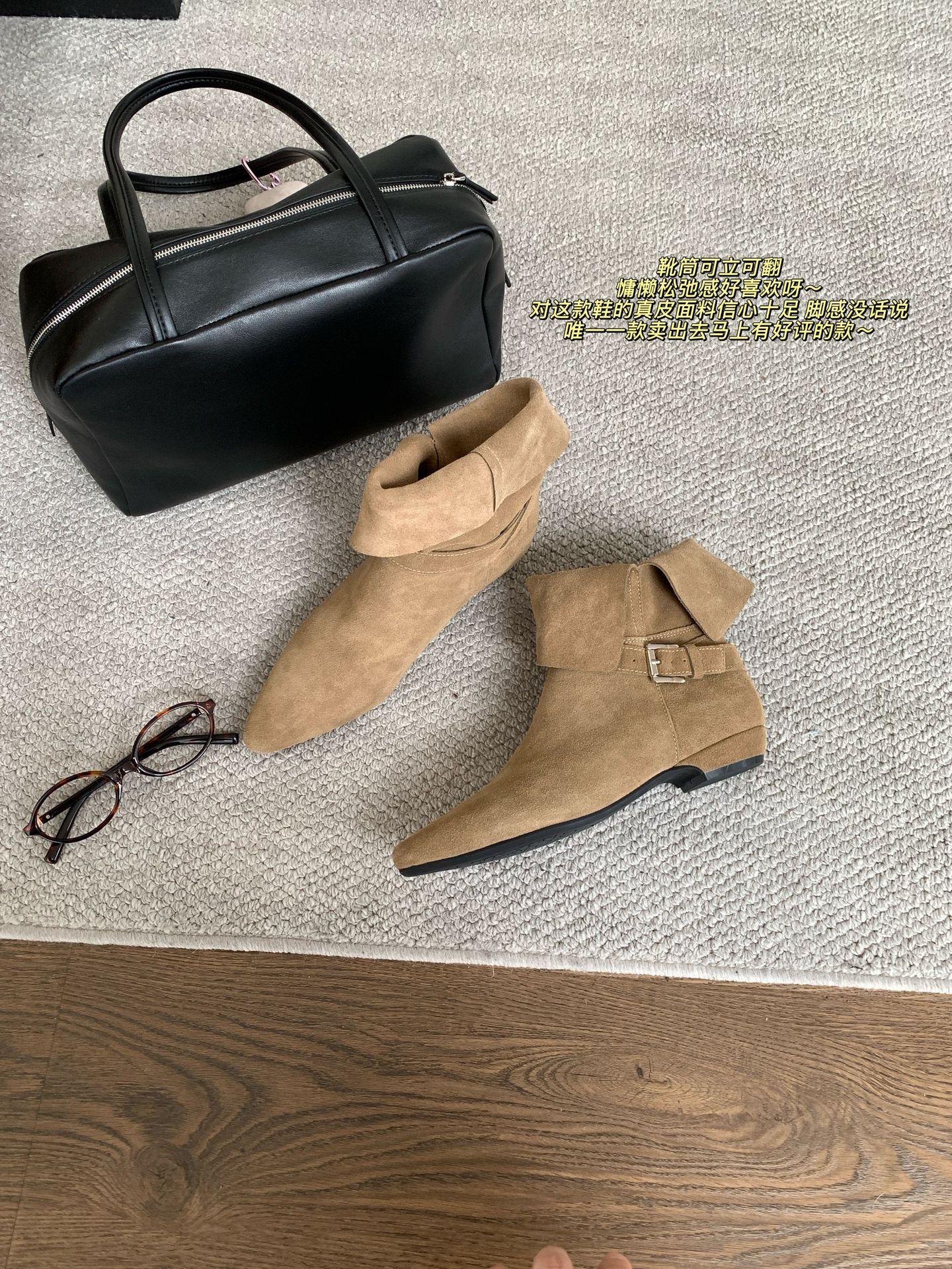 

Короткие сапоги ковбойского стиля в стиле ретро на толстом каблуке, женские сапоги 2025 осень-зима, новые сапоги-рыцари средней длины, два варианта носки, ботинки Мартин 39