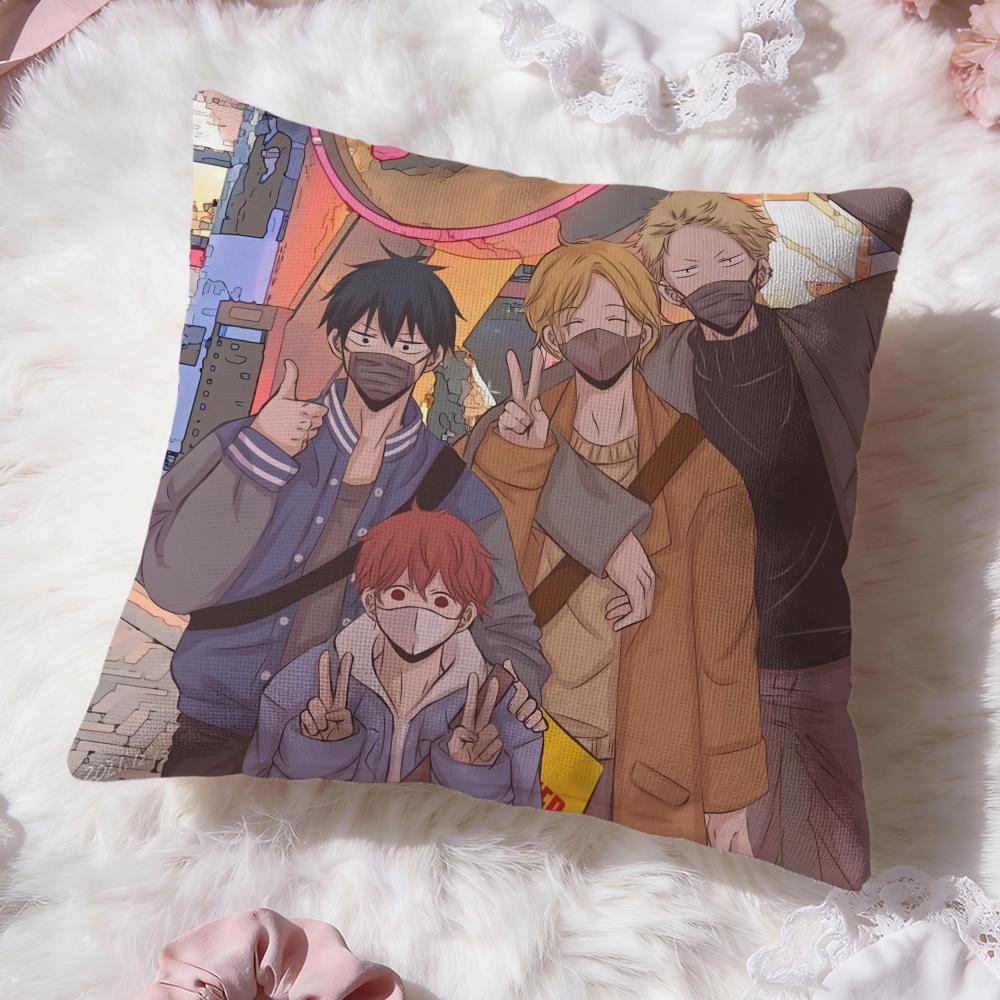 Anime G-Given Cartoon Cushion Cover Premium Comfort Reversible Pillow Cove -Two in One Design for Any Room & Car Interior