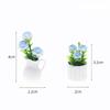 1Pcs Dollhouse Mini Simulation Green Plants Potted Plants Micro Landscape Horticultural Decoration Doll House Accessories