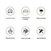 Baichengdao Waterproof Padded All-Season Toilet Seat Cushion