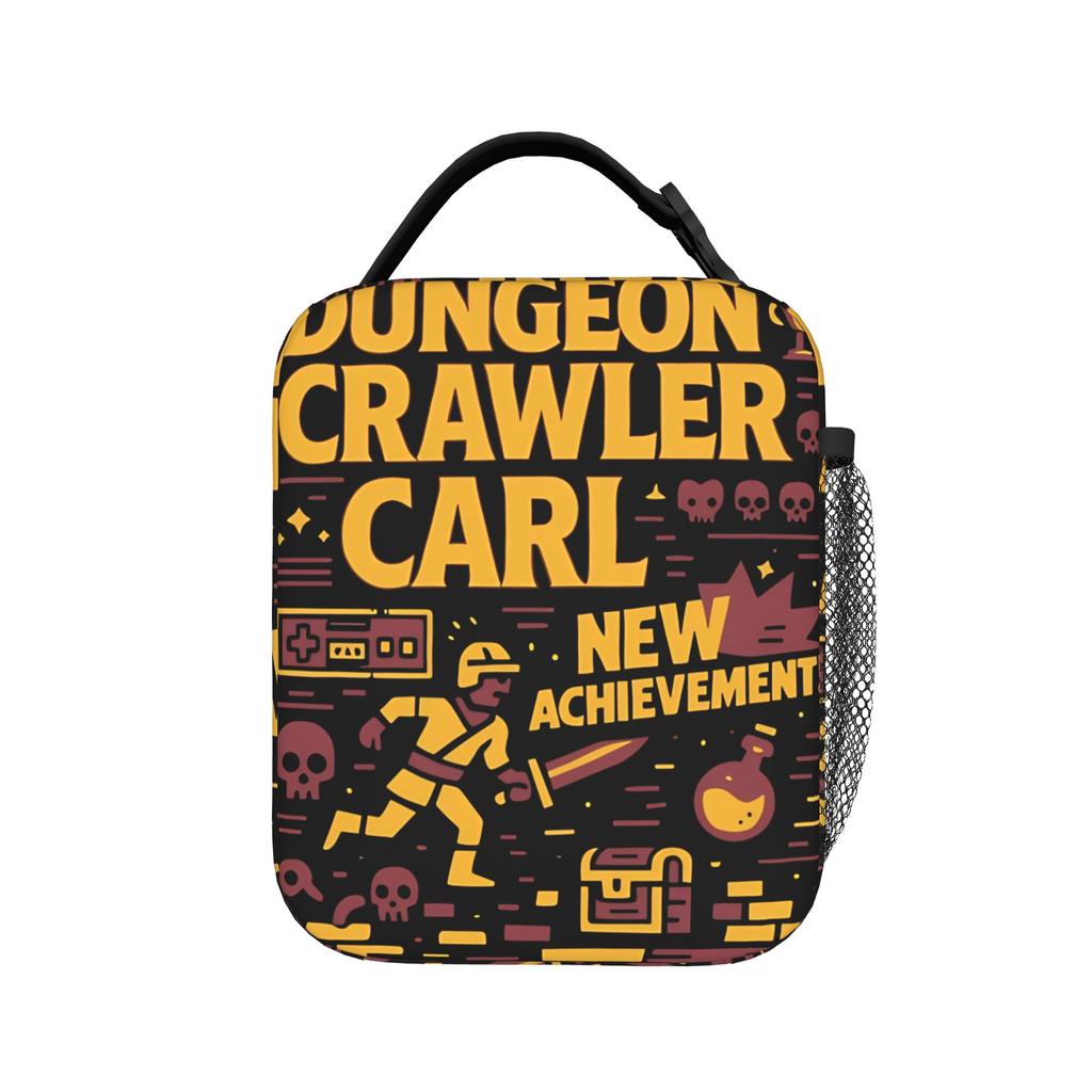 New Achievement Insulated Lunch Bag Large Dungeon Crawler Carl Meal Container Cooler Bag Tote Lunch Box Work Travel Food Bag