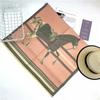 Autumn new imitation cashmere women's scarf, winter long jacquard horse double-sided warm and cold shawl
