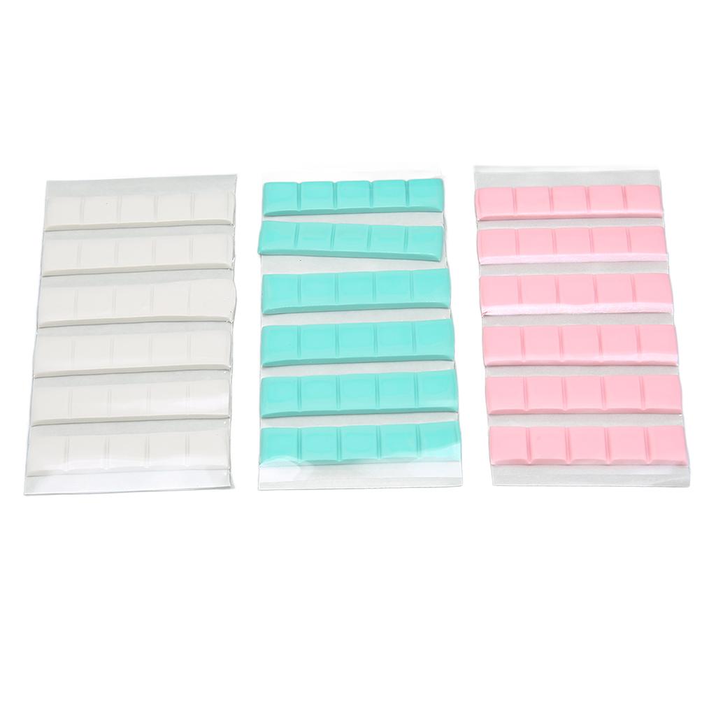 Manicure Clay Adhesive Reusable Removable Nail Art Stand Clay for False Nail Tips Display Practice 3 Colors