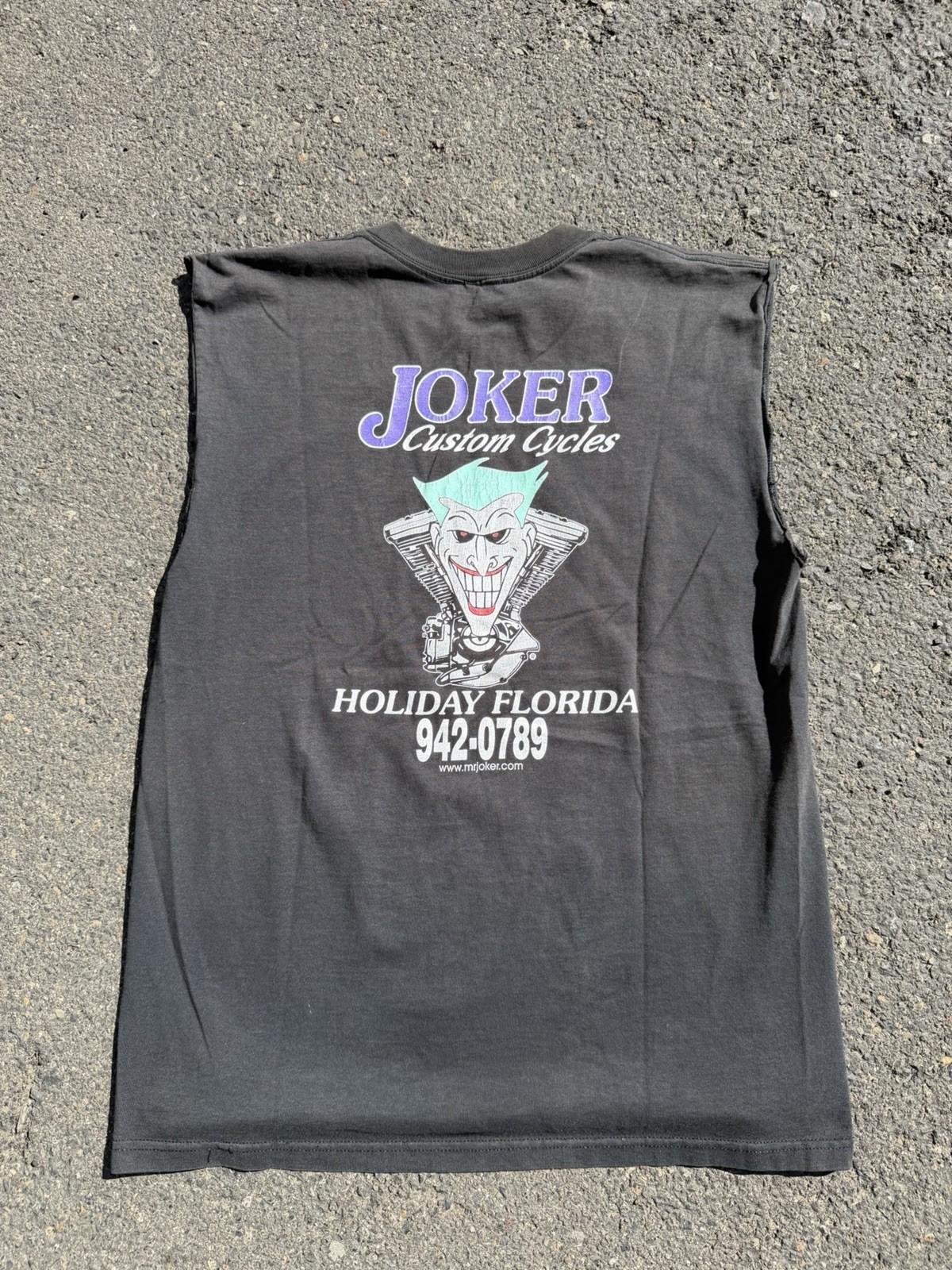 Vintage 2000 Joker Motorcycle Biker Florida Harley Davidson Men’s Shirt Large Unisex T-Shirt L