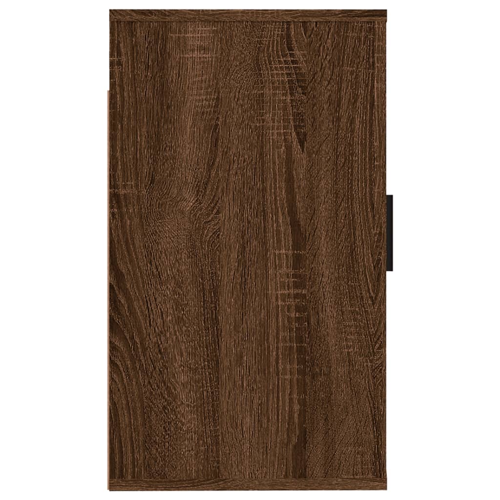 TV Wall Cabinet Brown Oak Effect 40 X 34.5 X 60 Cm