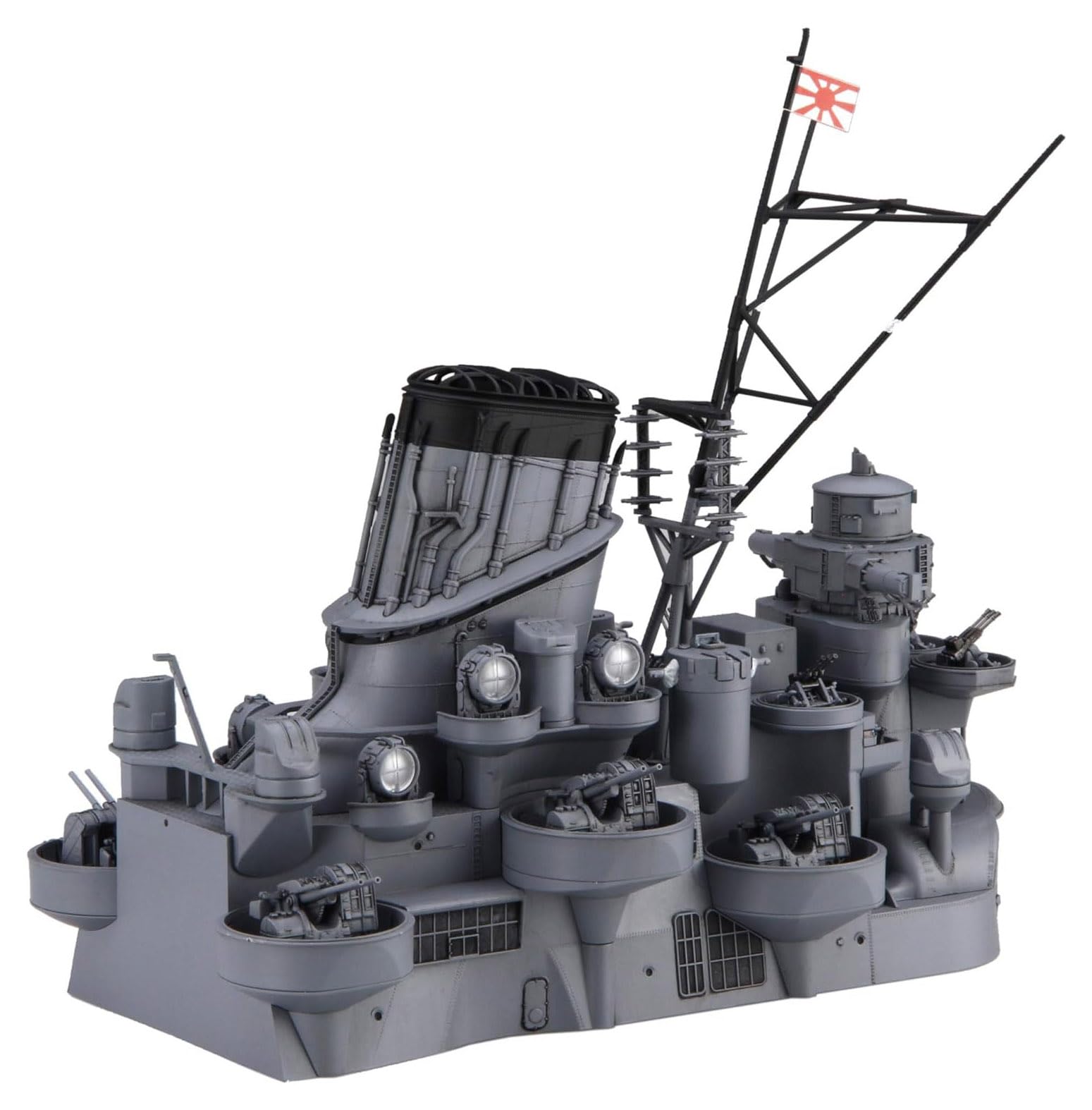 Fujimi 1/200 Collectible Equipment Series No.4 Battleship Yamato Central Structure Plastic Model Kit Pre-colored Equipment 4