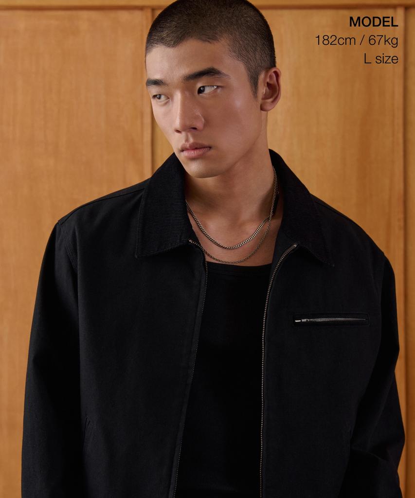 Musinsa Standard Canvas Work Jacket [Black]