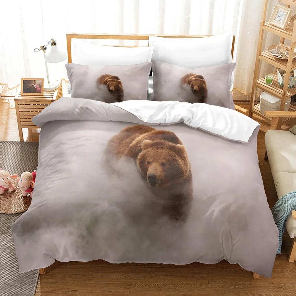 

Comforter Bedding Set Bear Adults Children Winter S Kidstwin Full Queen King Bedroom Set Home Textile Housse De Couette Comforter (quilt)-EU Single(135*200cm)3pcs