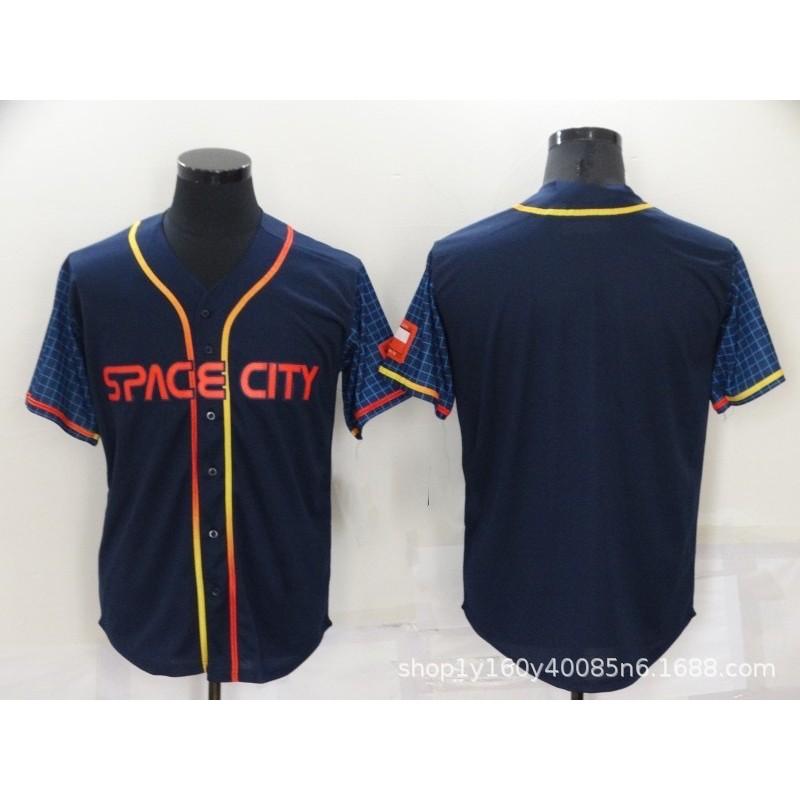 Houston Astros Baseball Jersey Bregman 2 Altuve 27 Embroidered Sports Shirt Men
