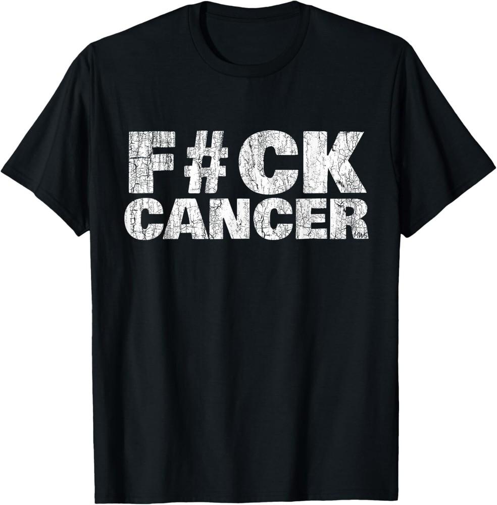 F Ck Cancer Shirt Cancer Sucks Tshirt I Hate Cancer T-Shirt Gift Unisex T-Shirt