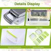 Vegetable Cutter Kitchen Tools Multifunctional Vegetable Chopper for Tomato Carrot Grater Onion Shredders Cucumber Potato Slicer