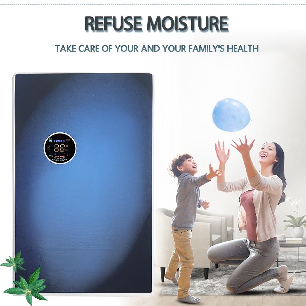 100W 2200ML Intelligent Timing Home Office Air Dryer Electric Mini Desiccant Compact Absorb Dehumidifier
