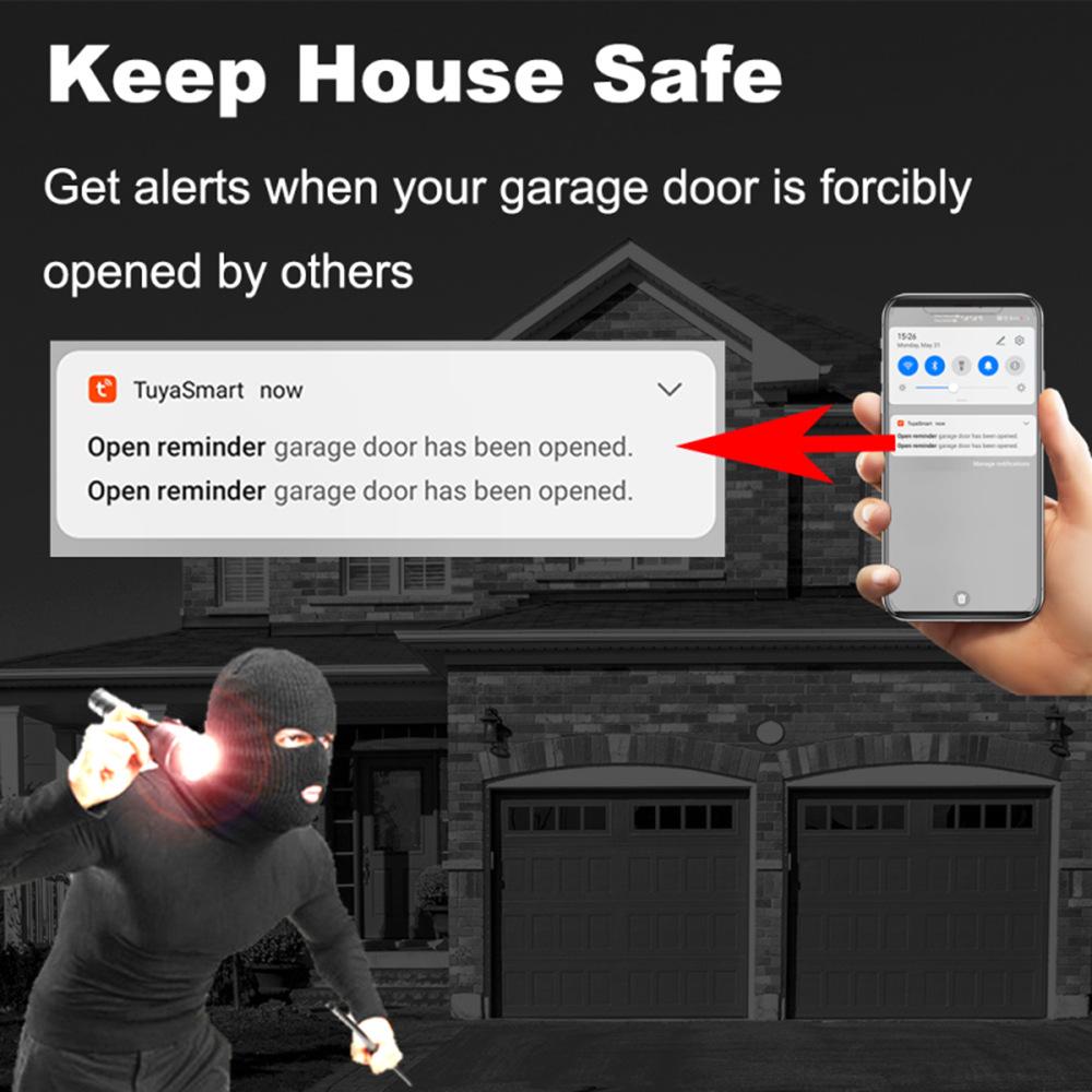 Tuya Smart WiFi Garage Door Controller - White