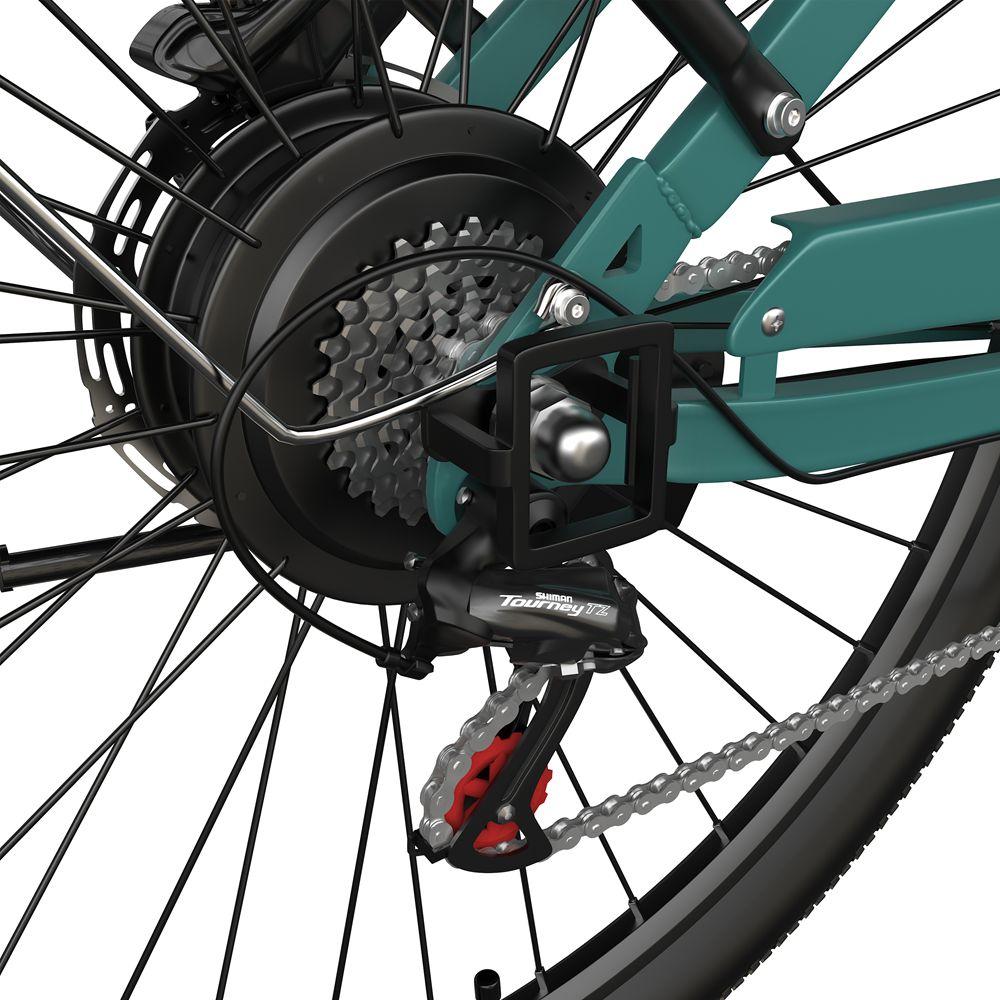 Elektrofahrrad Pixar C1 Pro 27,5" Reifen 250W Motor Langstrecken-Elektrofahrrad Höchstgeschwindigkeit 25 km/h Hydraulische Scheibenbremsen 7 Gänge 36V 18Ah Maximale Zuladung 150 kg