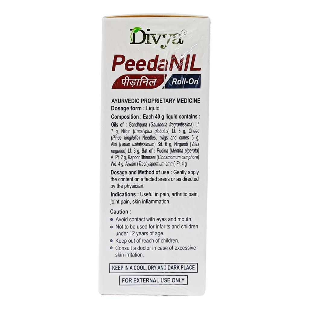 Patanjali Divya Peedanil Roll-On, With Pain, Arthritic Pain, Joint Pain | 40gm