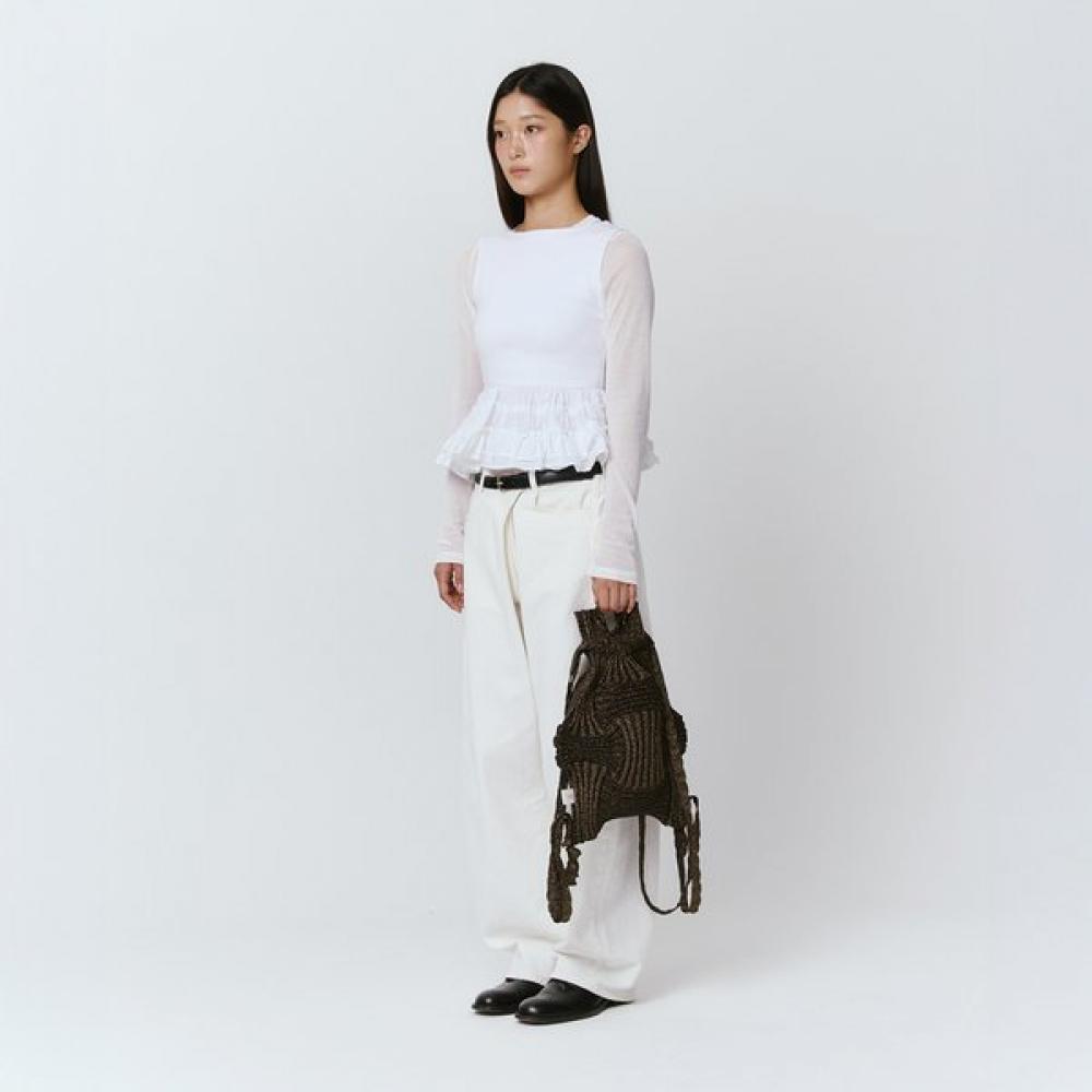 Pleatsmama Glitter Black Brown New Bow Backpack