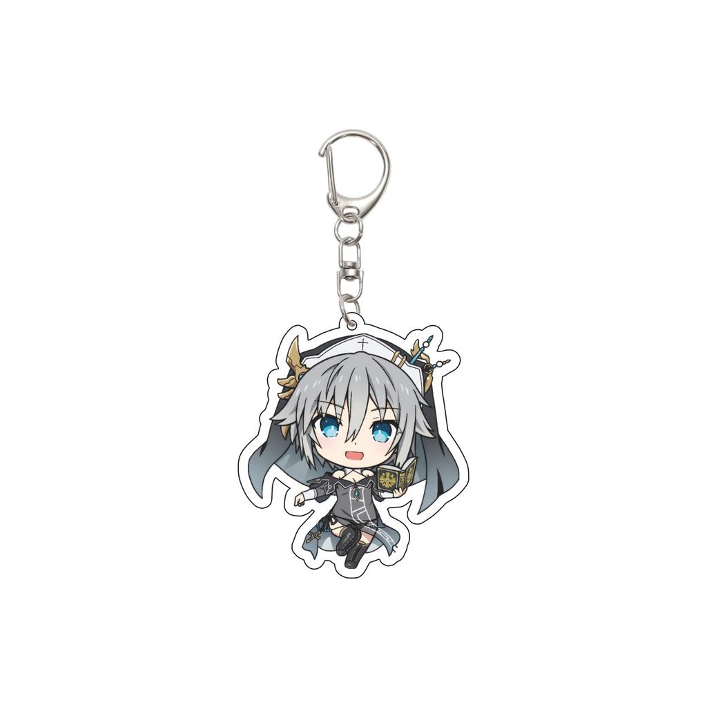 55MM Anime DATE A LIVE Keychain Itsuka Shido/Yatogami Tohka/Yatogami Tenka Key Chain Acrylic Model Plate Christmas Gifts