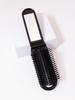 1pc Foldable Mirror Comb, Portable Folding Comb, Anti-static and High-temperature Travel Comb For Hair Accessories