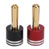 Heatsink  Plug Grip Aluminium Alloy and Copper Banana Plug Connectors with Heatsink
