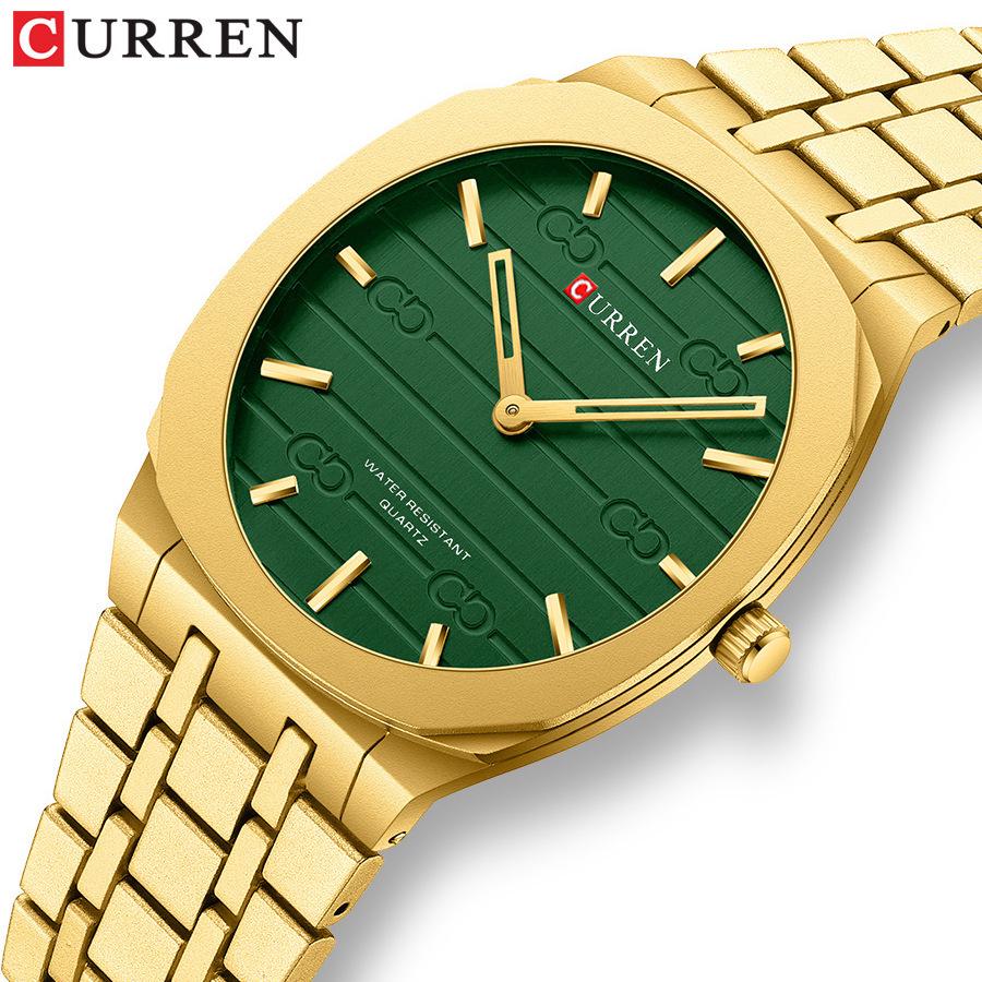 Curren Karrien 8444 Men's Ultra-Thin Quartz Watch with Casual Steel Band