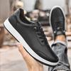 New Comfort Tenis Masculino Leisure Walk Male Sneakers Genuine Leather Mens Casual Shoes Stylish Flats Men Skateboard Footwear