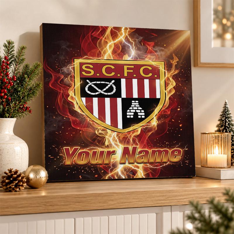 Stoke City FC Custom Name Text 5D Diamond Painting Kit DIY Full Drill Diamond Art Decoration