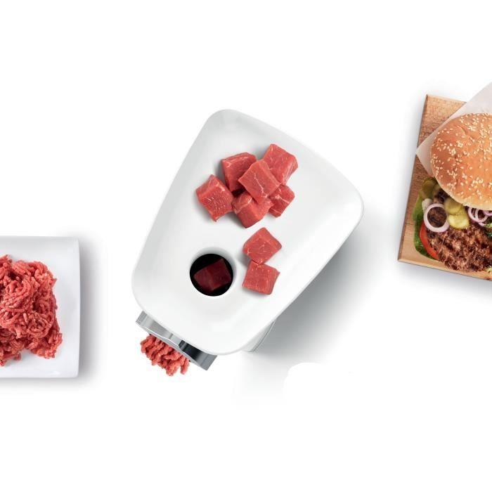 Hachoir à viande SmartPower - BOSCH - MFW2500W - 350 W - 1,7 kg/mn - 1 grille de hachoir - Noir