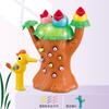 Children's Magnetic Woodpecker Sensory Toy Interactive Educational Role-Playing Feeding Game for Boys and Girls Kids Learning