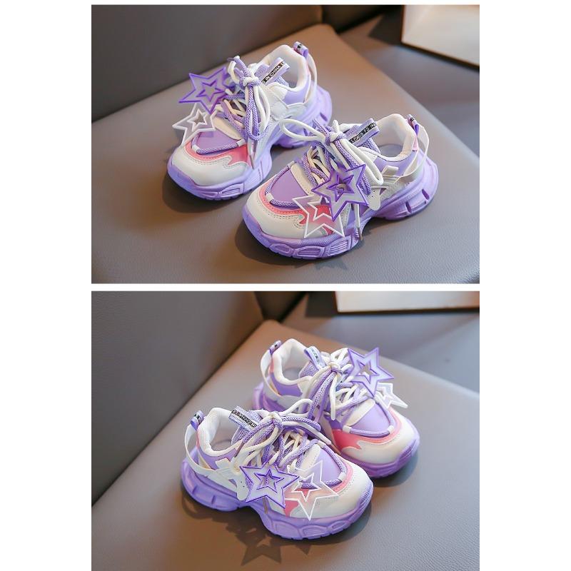 Girls Shoes Fall Children's Sports Net Shoes Big Kids Running Shoes Girls Daddy Shoes Fall Shoes