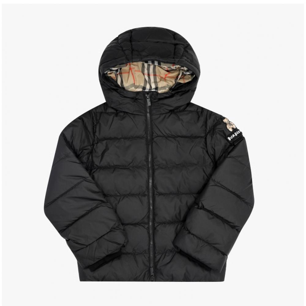 Burberry Hood Padding Boys Thomas Bear Logo Patch  Adult Size Available 