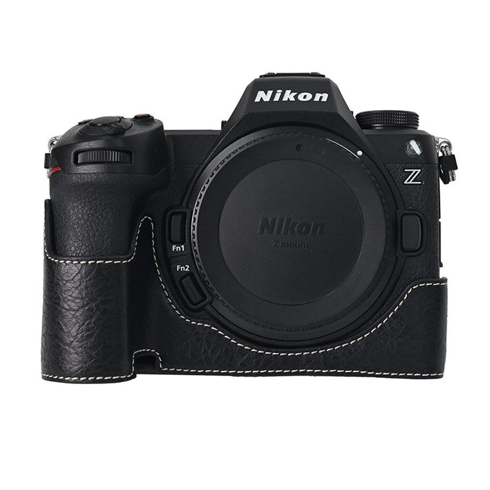 

Получехол для камеры Nikon Z6III из ПУ кожи с крышкой для батарейного отсека для Nikon Z63 Z6III, магнитная накладка на корпус чёрный