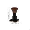 Espresso Tamper with Wooden Handle Level Pressure LowMaintenance for