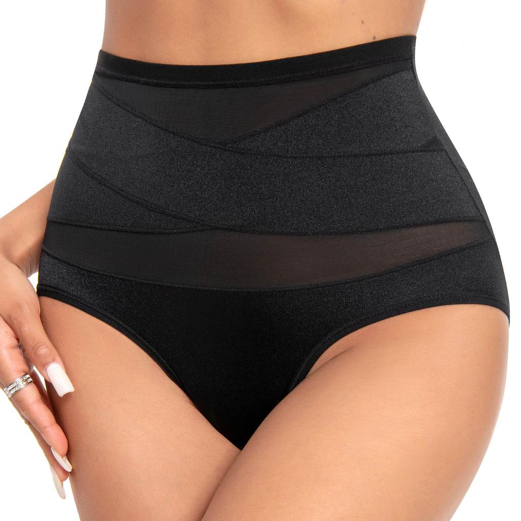Women's High Waisted Underwear Slimming Shapewear Full Coverage Compression Briefs Postpartum Tummy Control Panties Waist Trainer Body Shaper