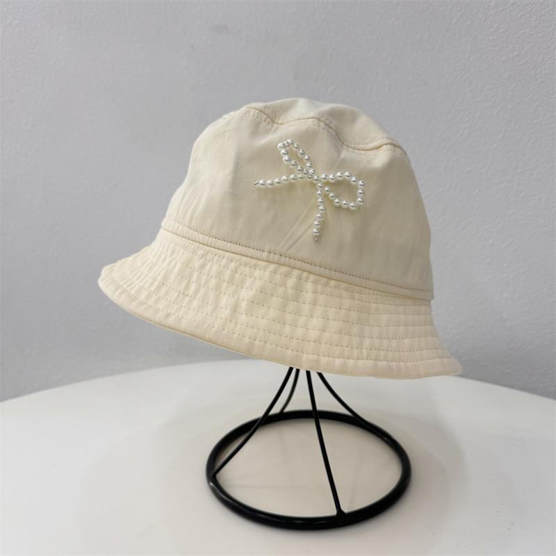 Ins Style Butterfly Bow Sun Hat Women's Fashionable Sunshade Fisherman Hat