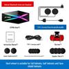 CrossX7 Bluetooth Motorcycle Helmet with Waterproof Noise-Canceling Music Earphones & 2-Person Wireless Intercom