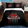 Wydad AC Artwork 3PCS Bedding Set 2D Printing (Includes 1 Duvet Cover + 2 Pillowcases Coreless), Bedroom decor,Fan gift