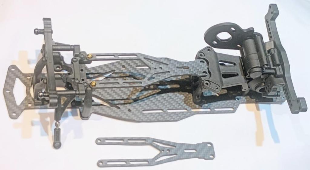 Metal Garage Japan Original Carbon Fiber Chassis Kit for YOKOMO Wheelbase 210 WB210 YD-2 (MGYD2-14C)