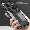 Elastic Snap Magnetic Metal Bumper Frame Case For Xiaomi 15 Ultra 5G 6.73" Clear Frosted PC Lens Protection Back Cover