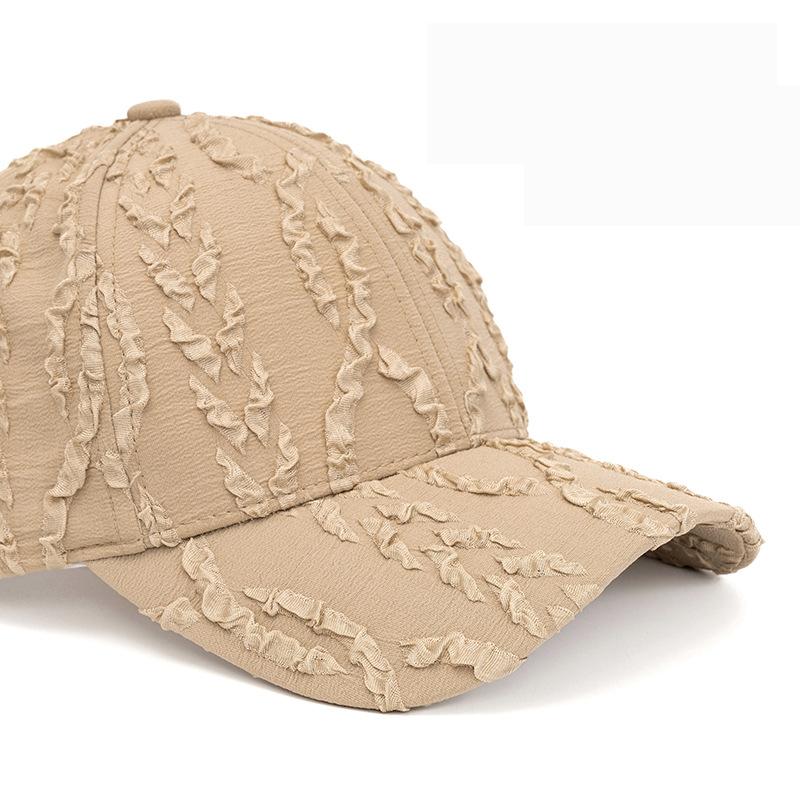 Baseball Cap Women's Pleated Hat Spring Summer Sunshade Cap