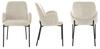 BLUMO upholstered chair, beige fabric