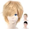 CaseEden Cosplay Wig Premium Cool Short Blonde 6064