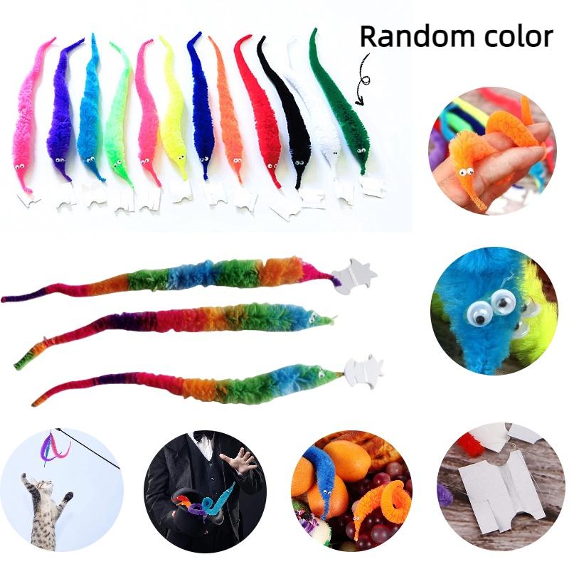 Magiczny Robak Kręty Zabawny i Unikalny Pluszak Dla Psotników Entuzjastów Magii 22,5 cm